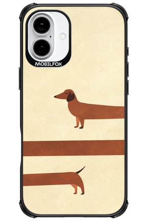 Stretchy Dog - Apple iPhone 16 Plus