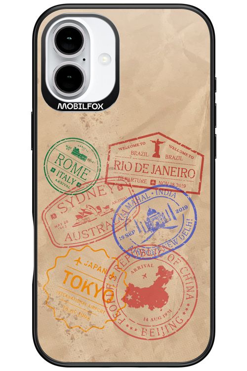Travel Stamps 2.0 - Apple iPhone 16 Plus
