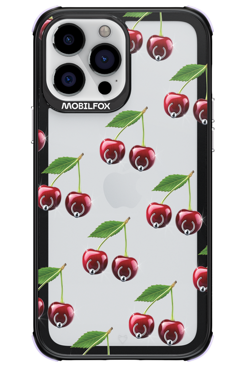 Spicy Cherries Transparent - Apple iPhone 13 Pro Max