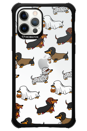 Scary Dachshund (Transparent) - Apple iPhone 12 Pro