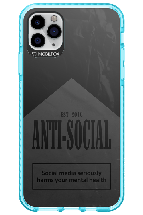 ANTI-SOCIAL (BLVCK) 2.0 - Apple iPhone 11 Pro Max
