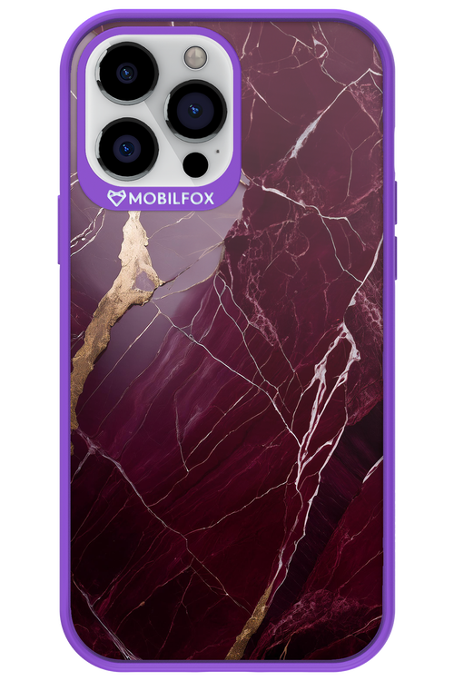 Burgundy Marble - Apple iPhone 13 Pro Max