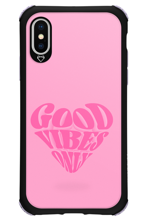 Good Vibes Heart - Apple iPhone X