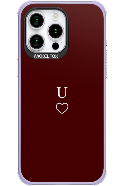 U Burgundia 2.0 - Apple iPhone 15 Pro Max