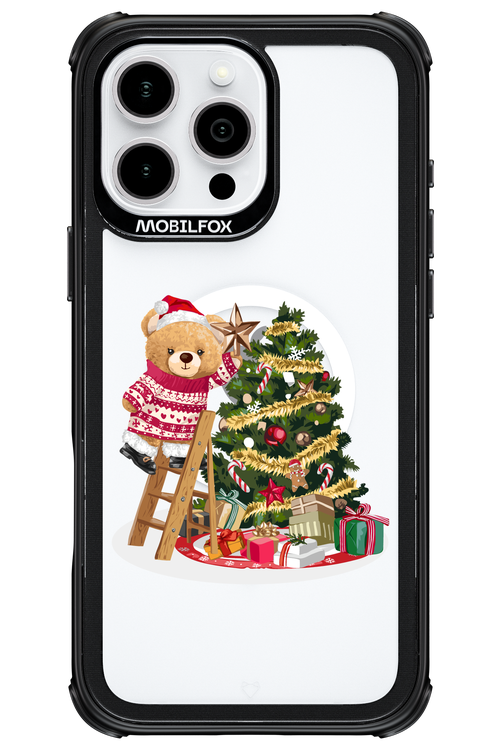 Christmas Bear (Transparent) - Apple iPhone 16 Pro Max