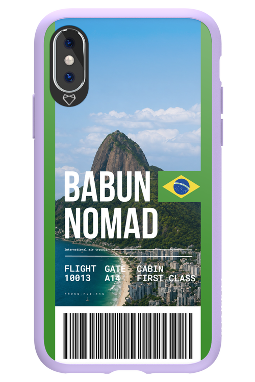 BABUN NOMAD (fly ticket) 2.0 - Apple iPhone XS