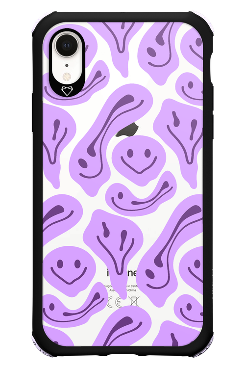 Fluid Smiley Purple - Apple iPhone XR