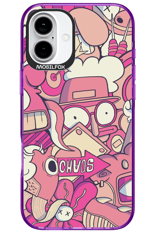 Coral Chaos - Apple iPhone 16 Plus
