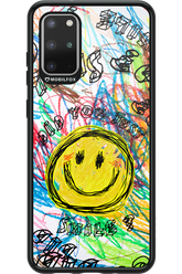 Crayon Smiley Colorful - Samsung Galaxy S20+