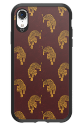 Burgundy Leopard Pattern - Apple iPhone XR
