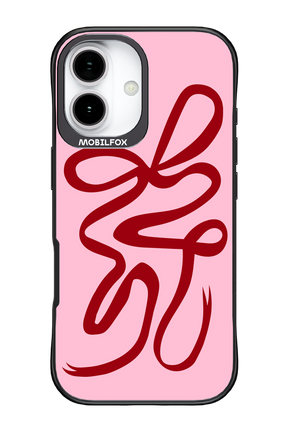 Burgundy Bow - Apple iPhone 17