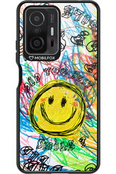 Crayon Smiley Colorful - Xiaomi Mi 11T