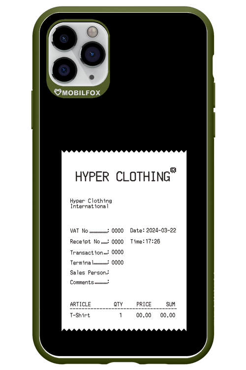 HYPER RECEIPT - Apple iPhone 11 Pro Max