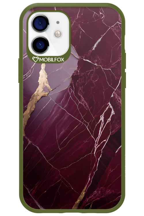 Burgundy Marble - Apple iPhone 12