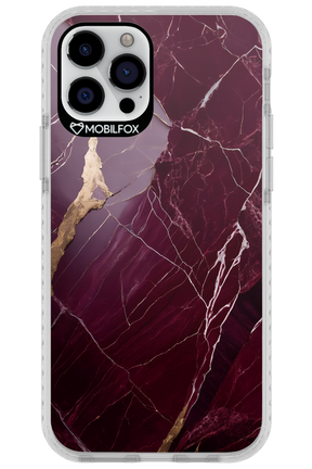 Burgundy Marble - Apple iPhone 12 Pro