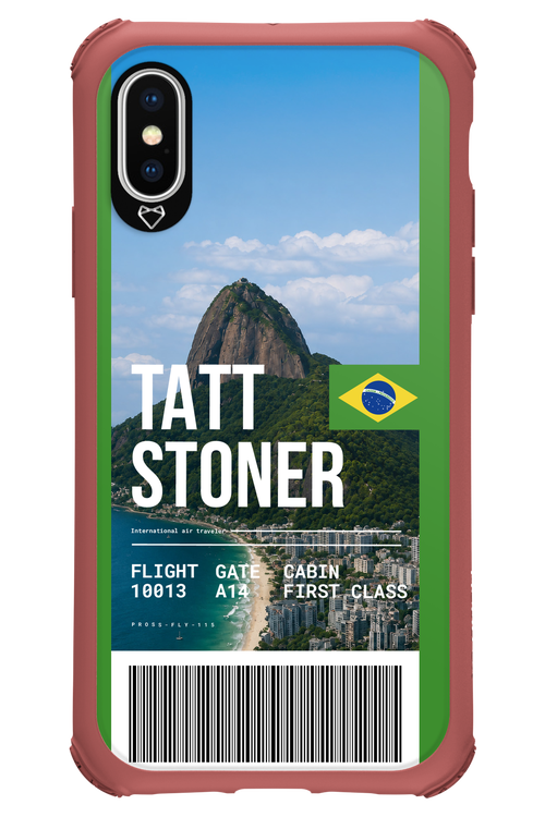 TATT STONER (fly ticket) 2.0 - Apple iPhone XS
