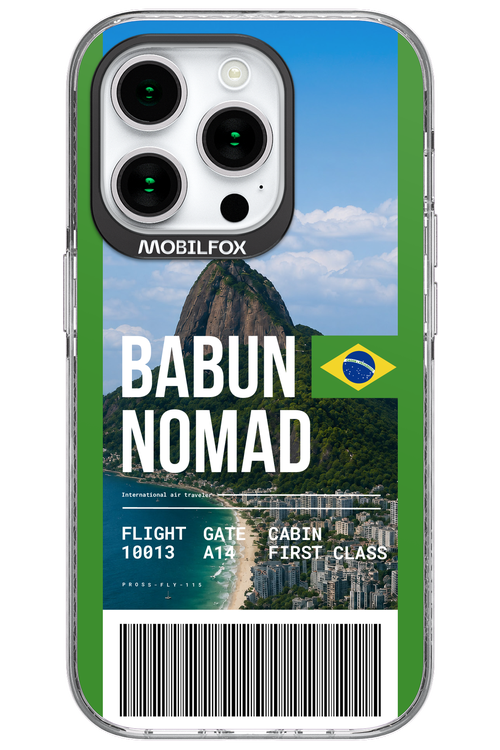 BABUN NOMAD (fly ticket) 2.0 - Apple iPhone 15 Pro