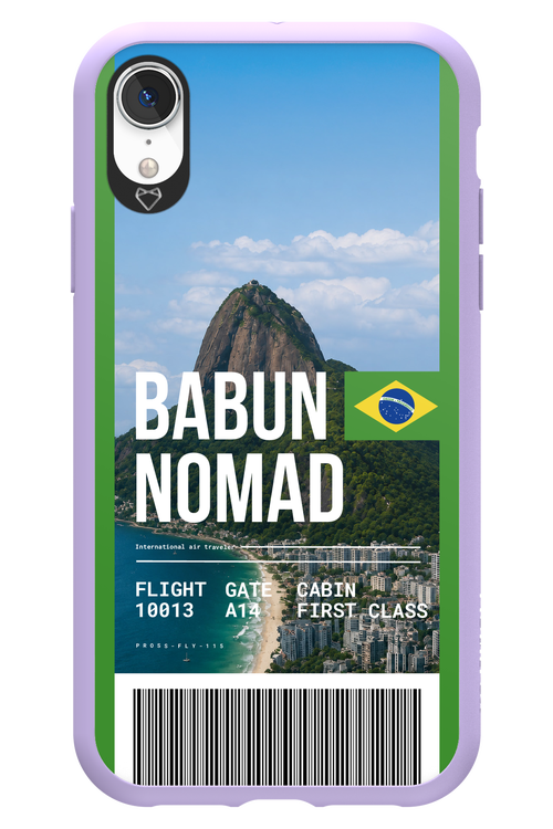BABUN NOMAD (fly ticket) 2.0 - Apple iPhone XR