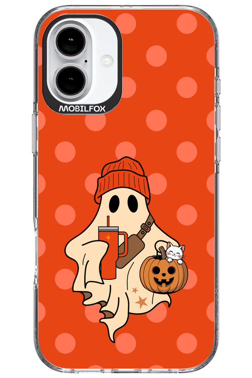 Ghost Girl (Orange) - Apple iPhone 16 Plus