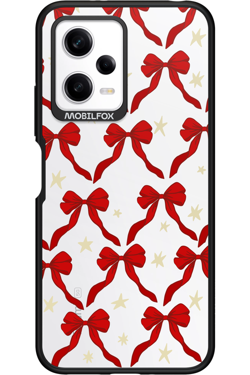 Bow & Stars (Transparent) - Xiaomi Redmi Note 12 5G