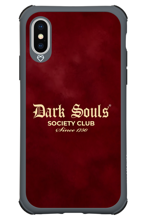 Dark Souls (Burgundy) - Apple iPhone X