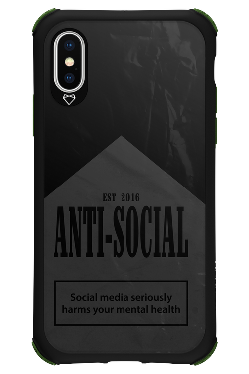 ANTI-SOCIAL (BLVCK) 2.0 - Apple iPhone XS