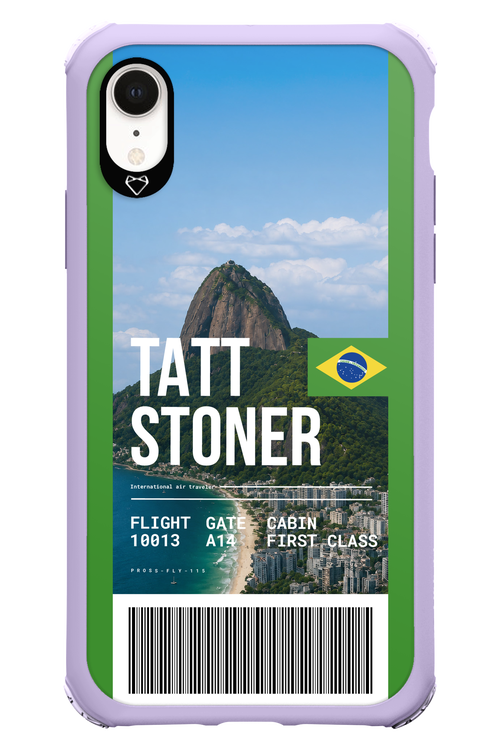 TATT STONER (fly ticket) 2.0 - Apple iPhone XR