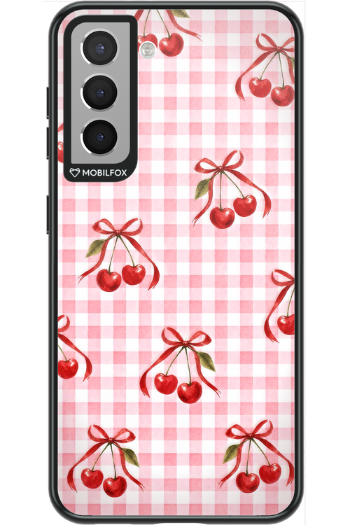Pink Cherry Checked 2.0 - Samsung Galaxy S21