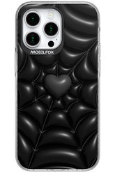 Black Spider Heart - Apple iPhone 15 Pro Max