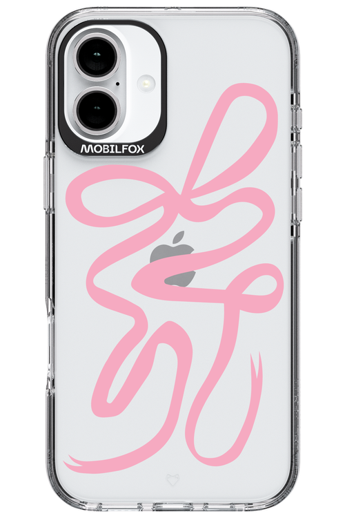 Pink Bow - Apple iPhone 16 Plus