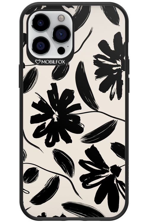 Monochrome Flowerss - Apple iPhone 12 Pro Max