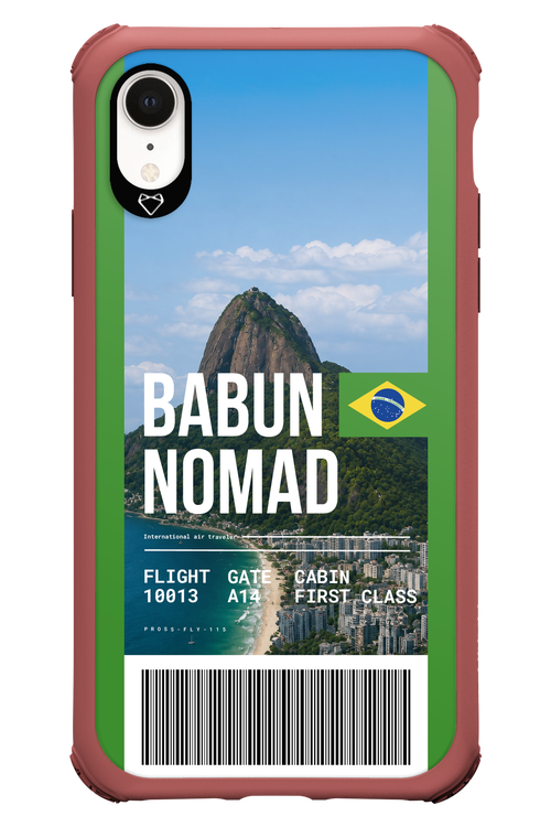 BABUN NOMAD (fly ticket) 2.0 - Apple iPhone XR