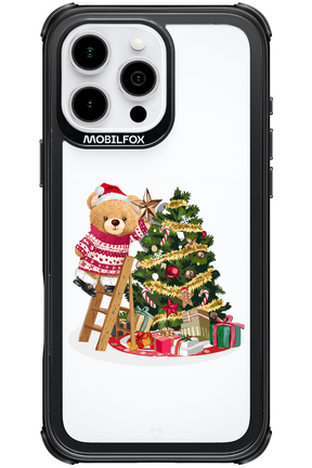 Christmas Bear (Transparent) - Apple iPhone 16 Pro Max