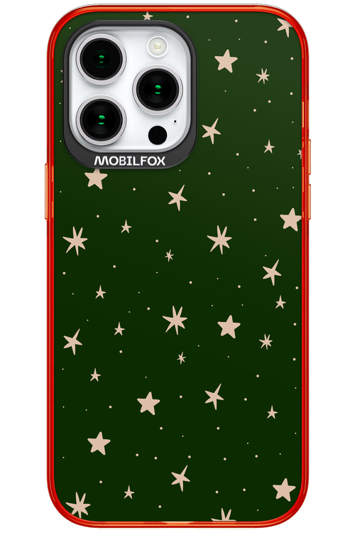 Forest Green Stars - Apple iPhone 15 Pro Max