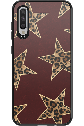 Wild Stars Burgundy - Samsung Galaxy A70