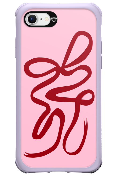 Burgundy Bow - Apple iPhone 7