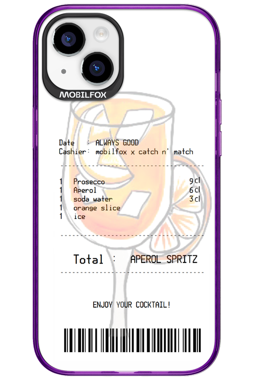 aperol spritz cocktail - Apple iPhone 15 Plus