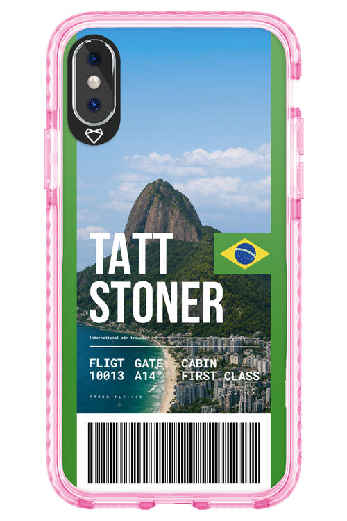 TATT STONER (fly ticket) 2.0 - Apple iPhone XS