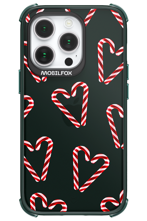 Candy Cane Hearts - Apple iPhone 14 Pro