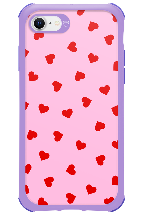 Sprinkle Heart Pink - Apple iPhone 7