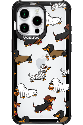 Scary Dachshund (Transparent) - Apple iPhone 15 Pro Max