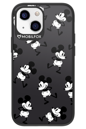 Iconic Mouse (antracite pattern) - Apple iPhone 13 Mini