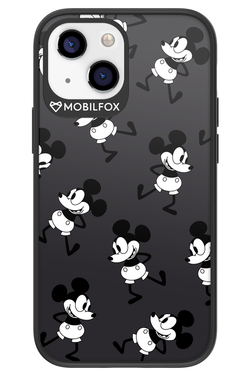 Iconic Mouse (antracite pattern) - Apple iPhone 13 Mini