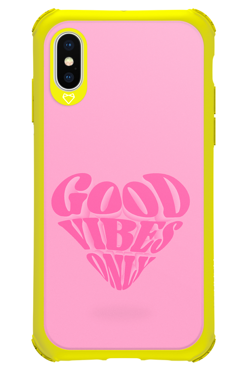 Good Vibes Heart - Apple iPhone X