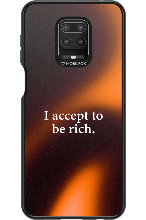 I accept to be rich - Xiaomi Redmi Note 9 Pro