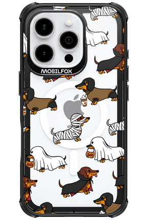Scary Dachshund (Transparent) - Apple iPhone 16 Pro