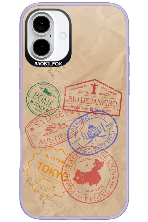 Travel Stamps 2.0 - Apple iPhone 16 Plus