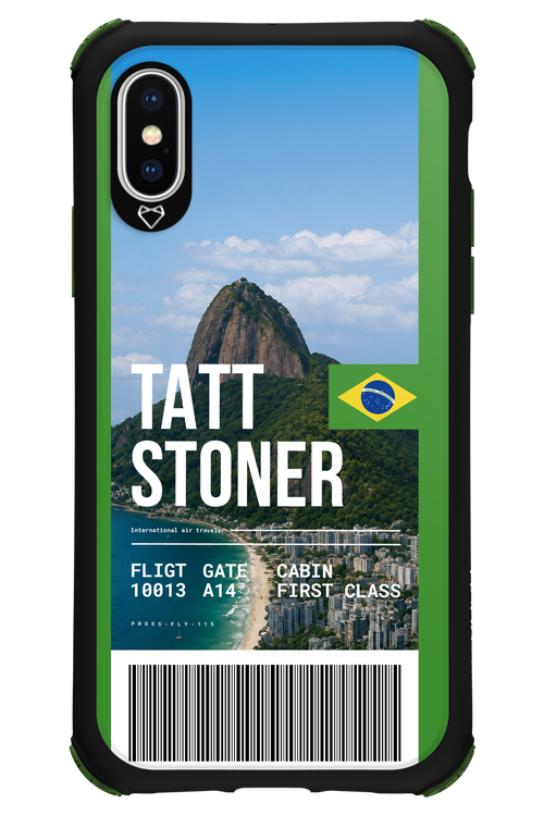 TATT STONER (fly ticket) 2.0 - Apple iPhone XS