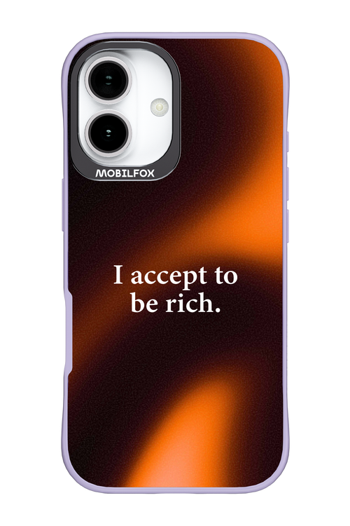 I accept to be rich - Apple iPhone 17
