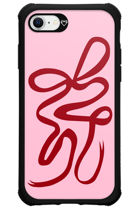 Burgundy Bow - Apple iPhone 7